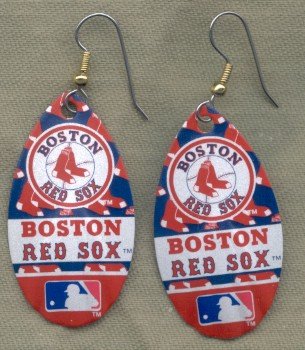 Boston Red Sox Ear Rings