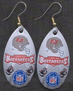 Tampa Bay Bucaneers Ear Rings