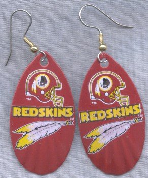 Washington Redskins Ear Rings
