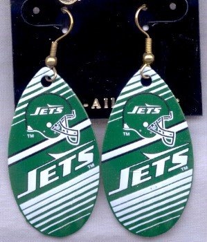 New York Jets Ear Rings