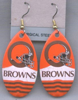 Cleveland Browns Ear Rings