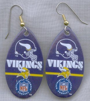 Minnesota Vikings Ear Rings