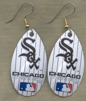 Chicago White Sox Ear Rings