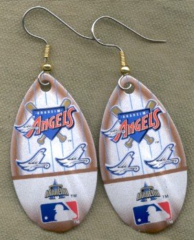 California Angels Ear Rings