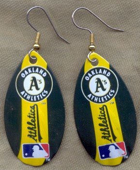 Oakland Athletics Ear Rings