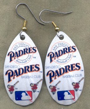 San Diego Padres Ear Rings