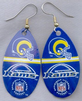 St. Louis Rams Ear Rings