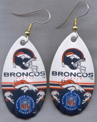 Denver Broncos Ear Rings