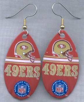 San Francisco 49ers Ear Rings