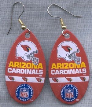 Arizona Cardinals Ear Rings
