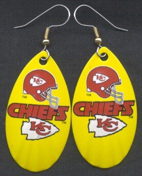 Kansas City Chiefs Ear Rings