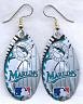 Florida Marlins Ear Rings