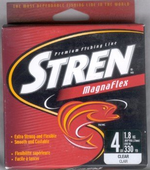 Stren Magnaflex Mono Line - 4 Lb test - 330 yds - Clear