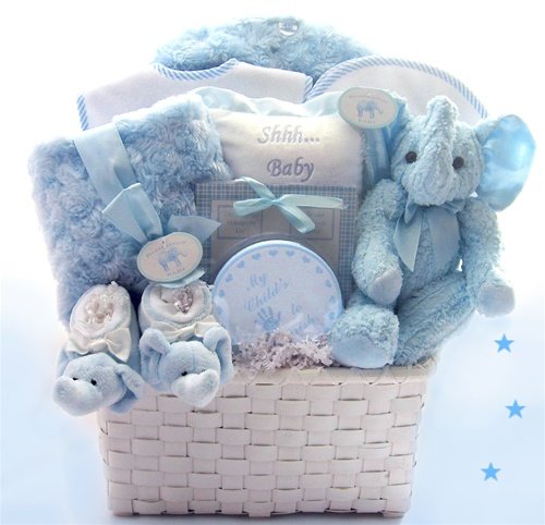 Luxurious Baby Boy Basket