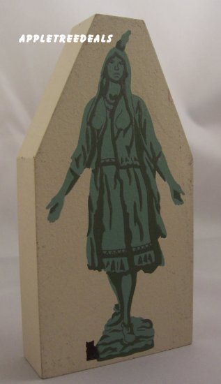 CAT'S MEOW 1995 POCAHONTAS STATUE JAMESTOWN INDIAN