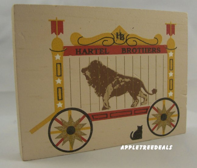 CAT'S MEOW VILLAGE ACCESSORY CIRCUS LION CAGE WAGON NEW