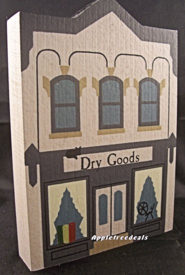 THE CAT'S MEOW VILLAGE 1985 SERIES III DRY GOODS STORE