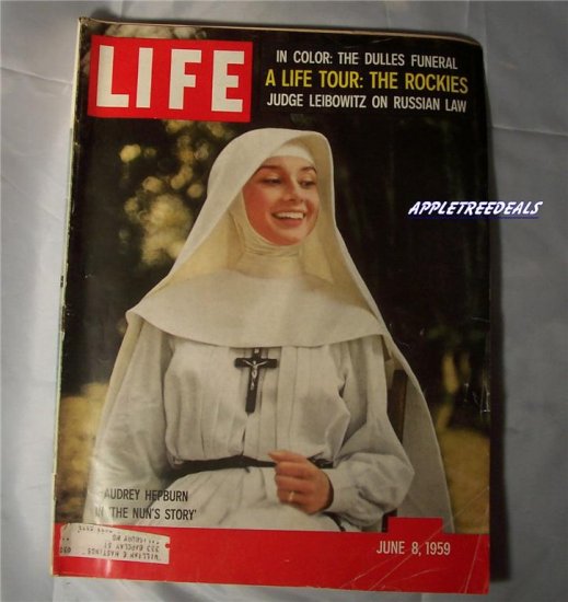 Life magazine June 8 1959 Hepburn Lebowitz Dulles Nixon Snead