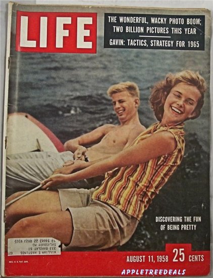 Life Magazine Aug 11 1958 Intergration Haiti Lebanon Space Pics