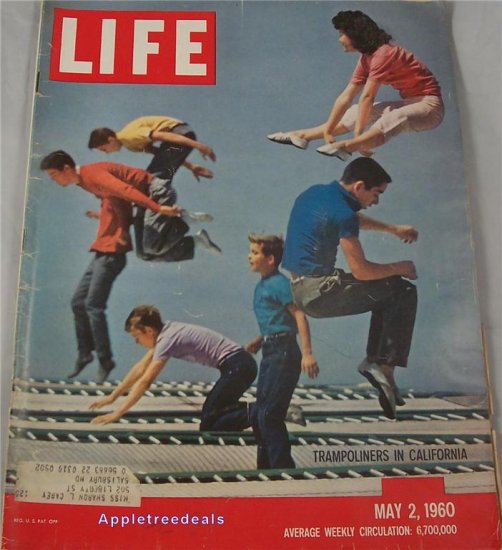 Life Magazine May 2 1960 DeGualle Korean Riot Chess Anaconda