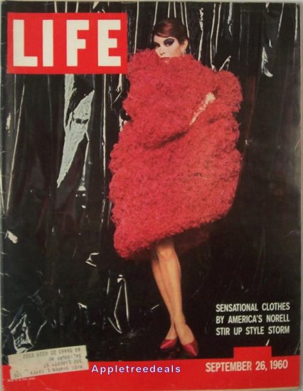 Life Magazine Sept 26 1960 American Fashion Norell Nixon Kennedy