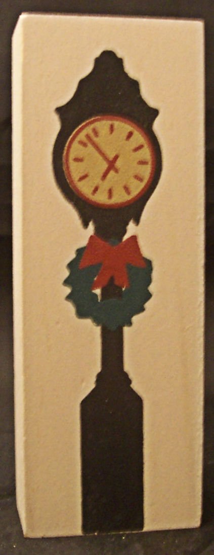 Cat's Meow Village Lamp Clock Posts 2 pcs
