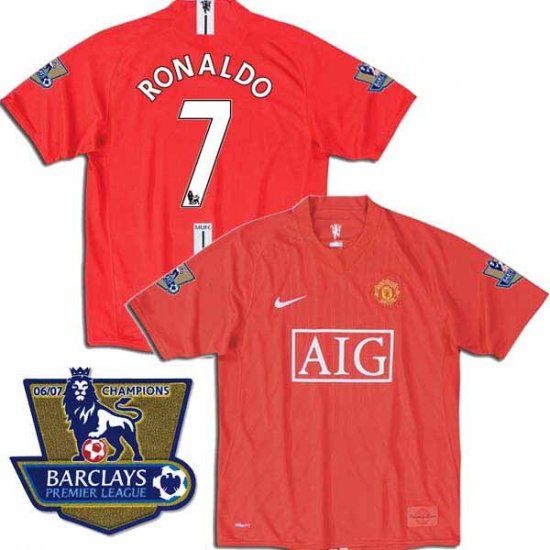 CAMISETA MANCHESTER UNITED LOCAL LIGA RONALDO# TALLA M
