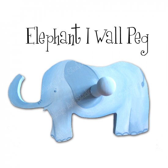 Elephant Wall Peg / Hook