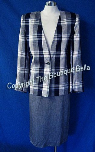 WORTHINGTON SKIRT SUIT Size 6 8 Soft gray career