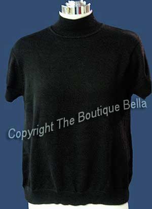 SIZE L-M-10 EDDIE BAUER Classic Black top short sleeve shell