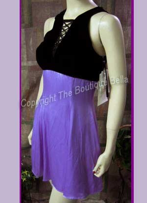SIZE 0 - 2 XSM Petite Mcclintock Lilac Black Coctail Party Dress - New
