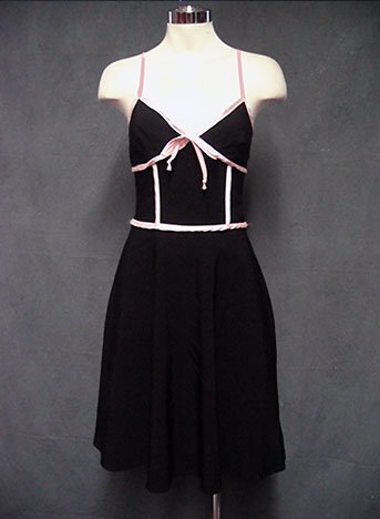 SIZE 2-3-5 MACYS NEW Le Belle Black Pink Girly Party Dress