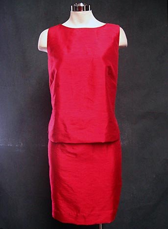Size 4-8 CUTE Summery career raspberry skirt suit set