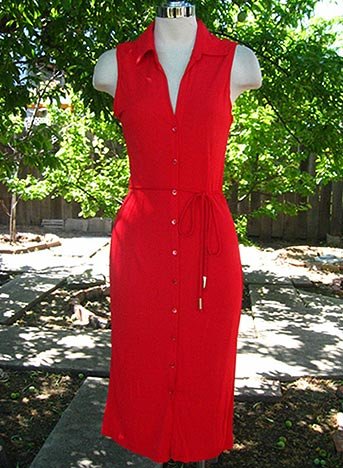 Size 4-6 SLINKY LITTLE RED COCKTAIL DRESS