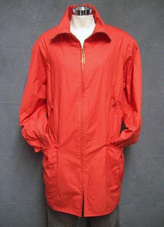 Size sm-Med ANN KLEIN Spring Salmon Raincoat Jacket