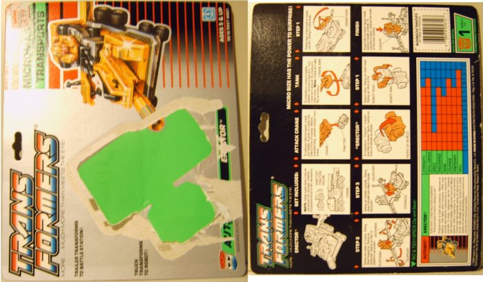 Transformers Micromaster Autobot Erector full card