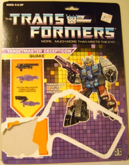 Transformers Targetmaster Quake full card