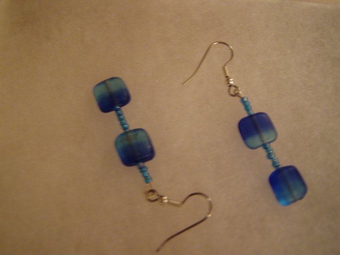 Mediteranian Sea Dangle Earrings