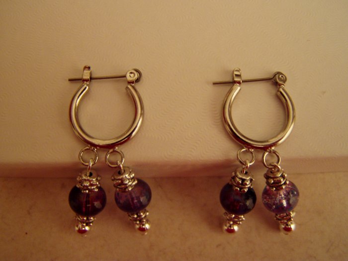Dangle Hoop Earrings