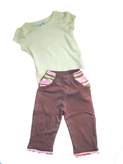 SOZO Boutique Top & Pants Set Outfit Baby Girl 6-12 Months