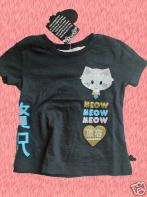 Gwen Stefani HARAJUKU LOVERS Lux Kitty T Shirt Top 18m 24m 2 2T