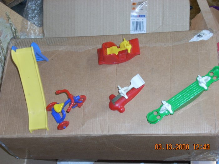 lot of renwal playground toys