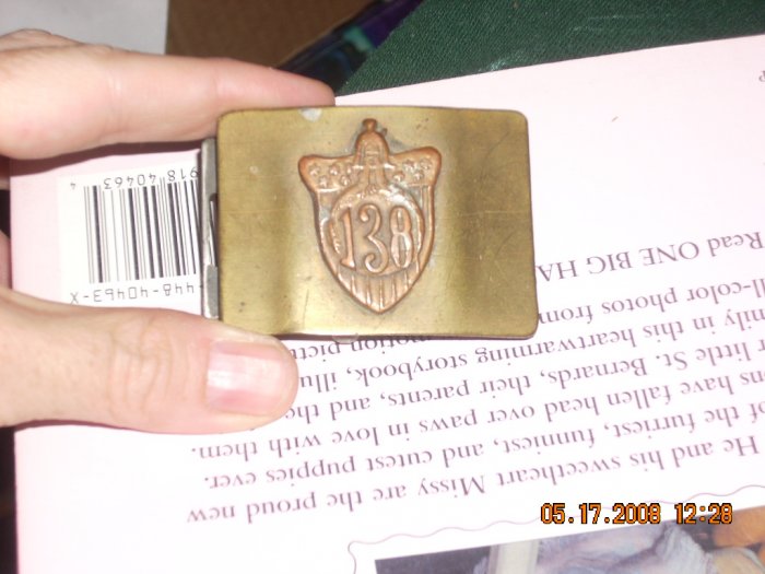 military belt buckle 138