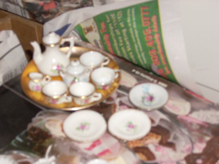 doll size tea set