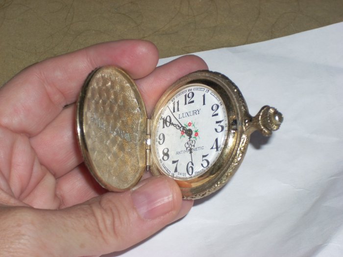 railroad design pocket watch