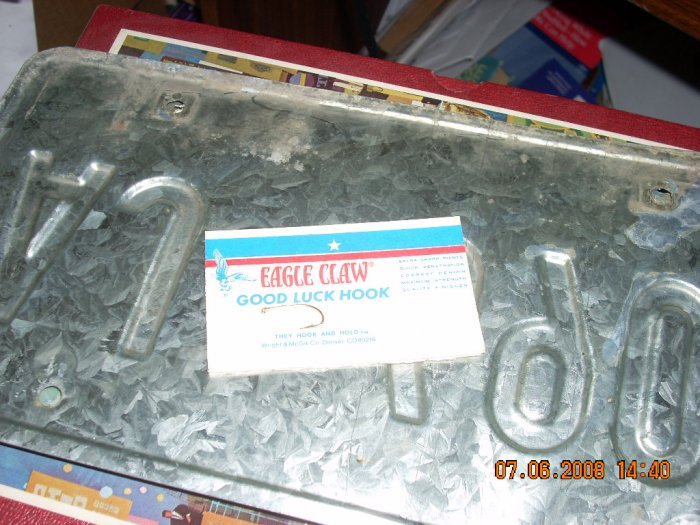 eagle claw good luck hook wright & mcgill #2