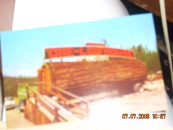 mike roberts famous one log house