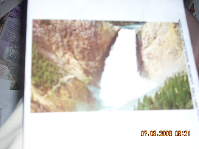 mirro-krome hs crocker lower falls yellowstone national park