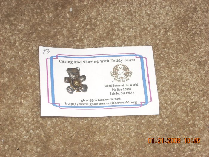 Good bears of the World souvenir pin