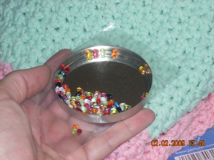 tiny teardrop beads 3 by 5 mm dollhouse miniatures mixed set